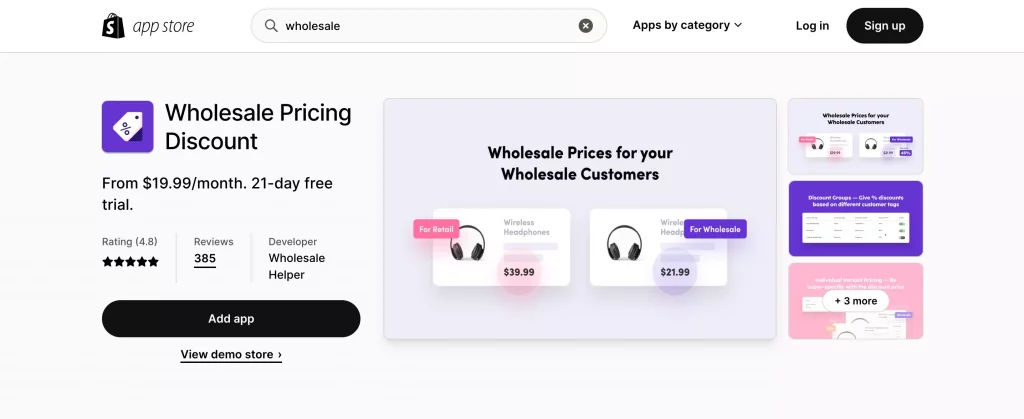 Shopify Wholesale App - Wholesale Pricing Discount