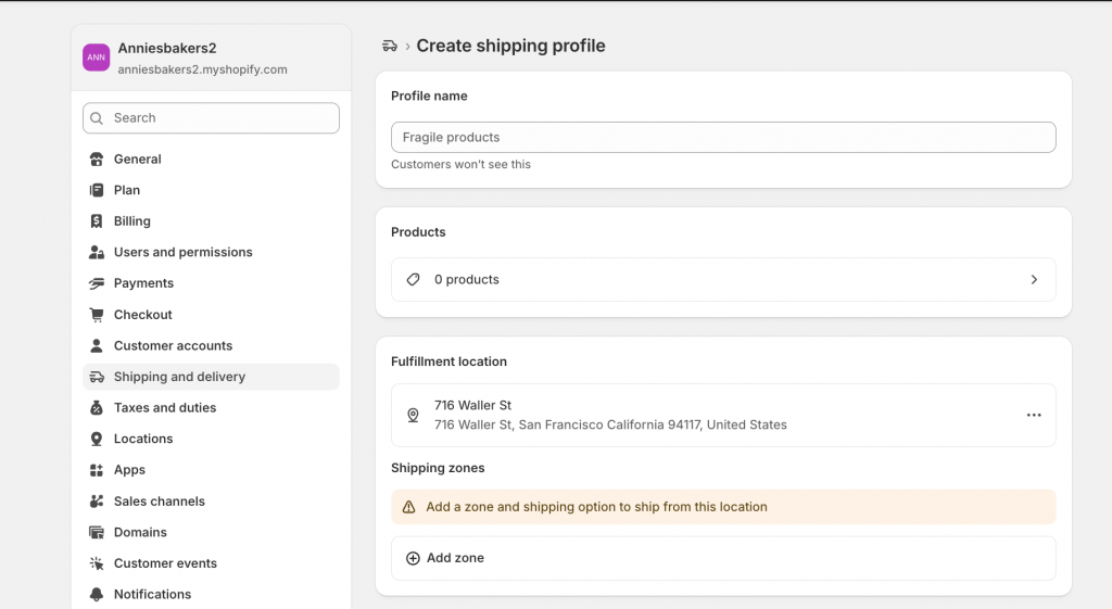 steps to Set Wholesale Shipping Rates in Shopify Admin