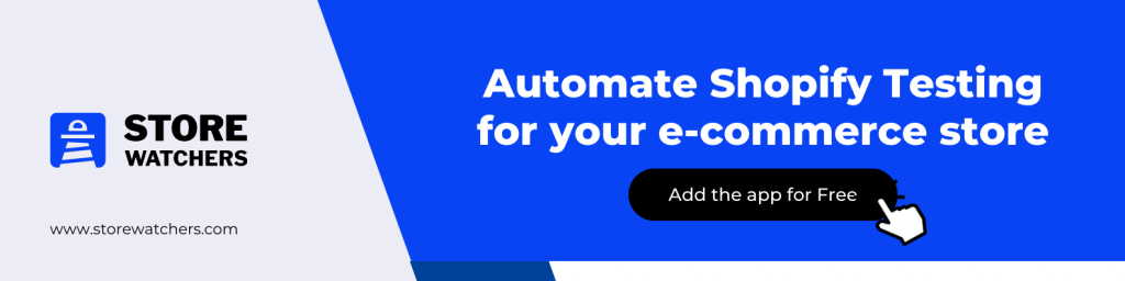Shopify testing