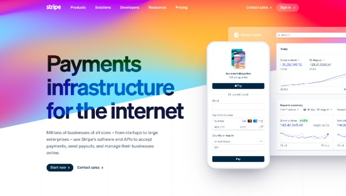 Stripe website 2024, Shopify and Stripe