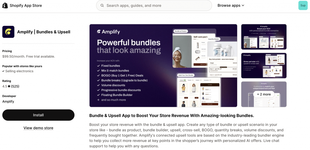 Bundle products on Shopify