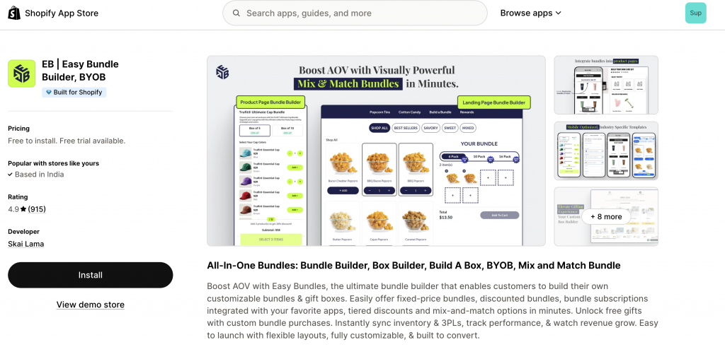
EB | Easy Bundle Builder, BYOB