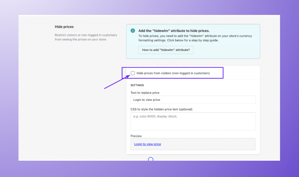Hide prices of your products for non-logged-in customers (login to view price)