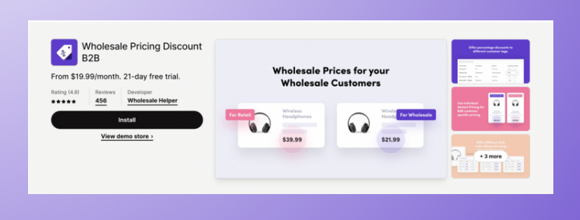 Wholesale Pricing Discount and Shopify VAT