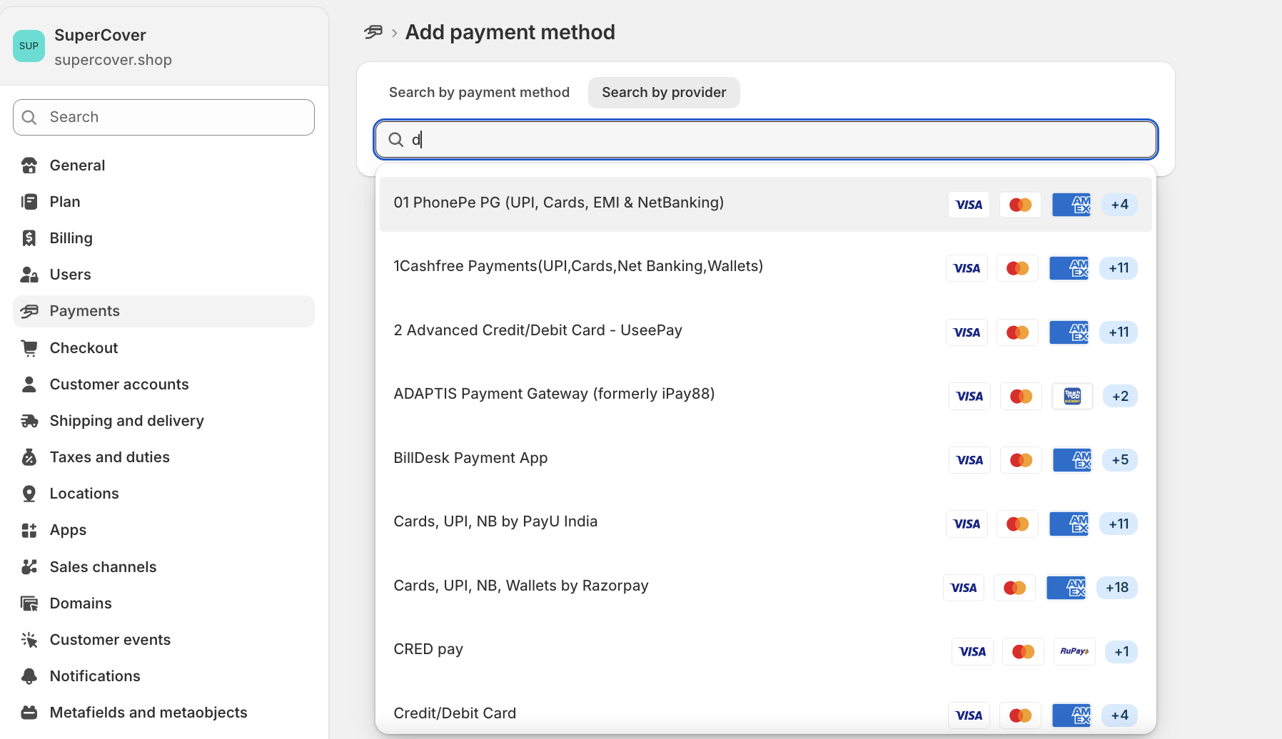 Built-in Payment Processing for seamless transactions on your store
