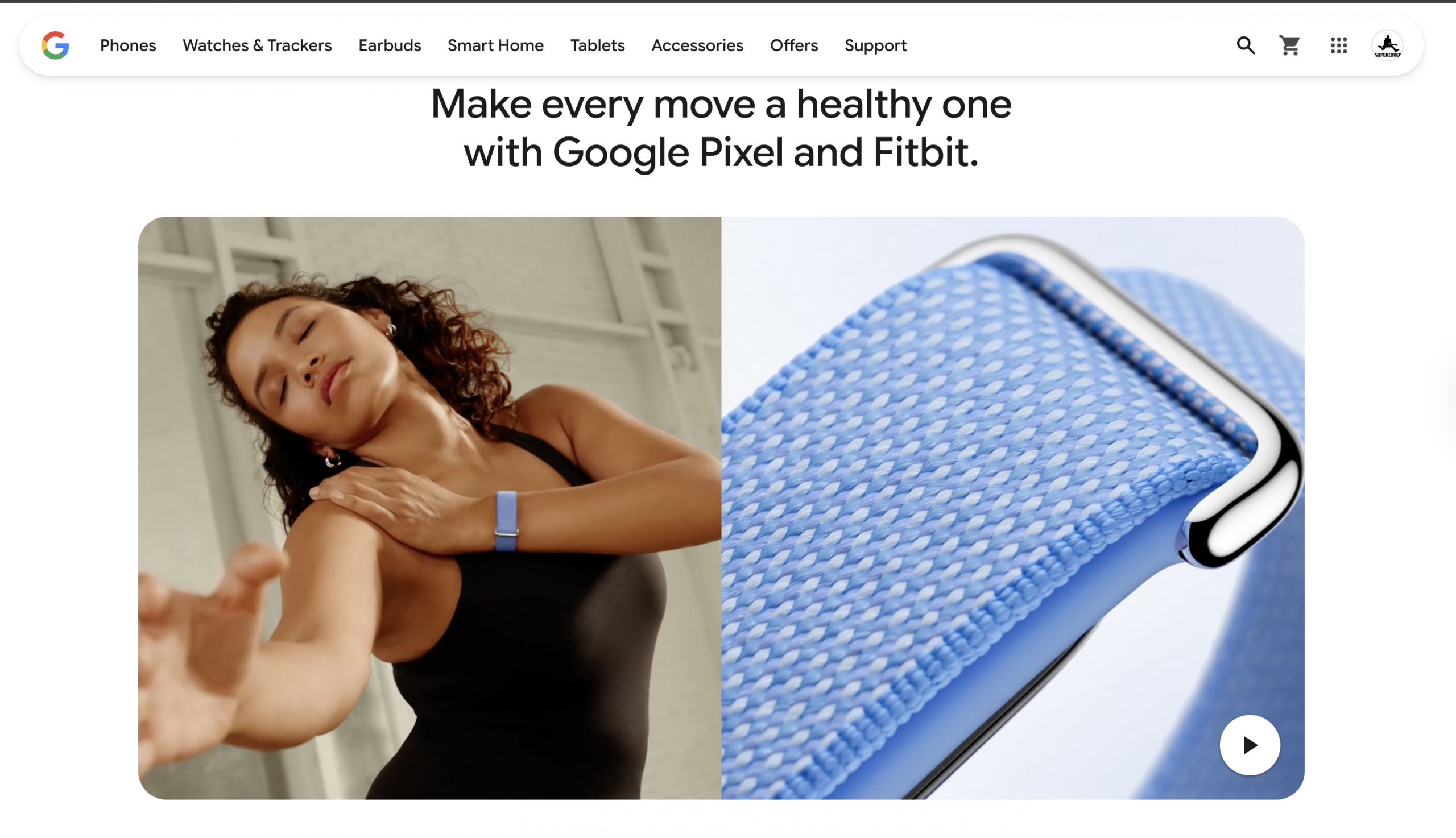 example of a great shopify store - fitbit