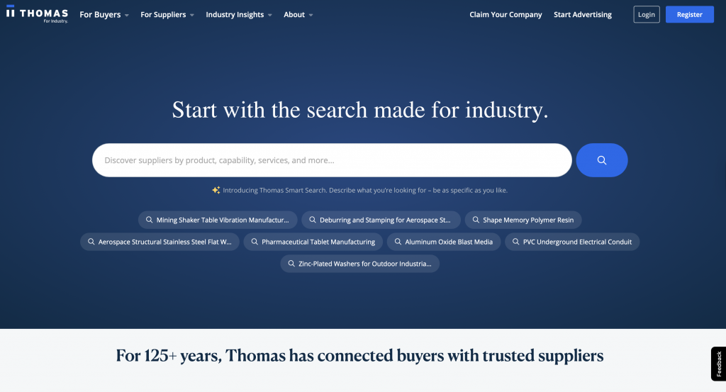 Thomasnet wholesale marketplace