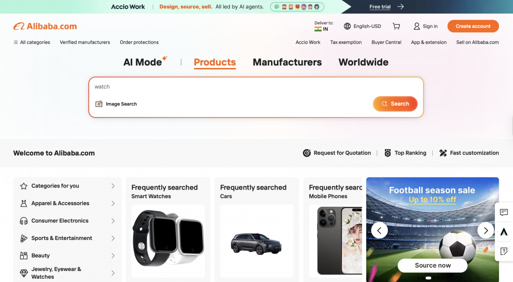 Alibaba marketplace