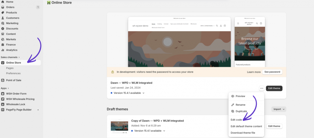 hiding prices on your shopify store