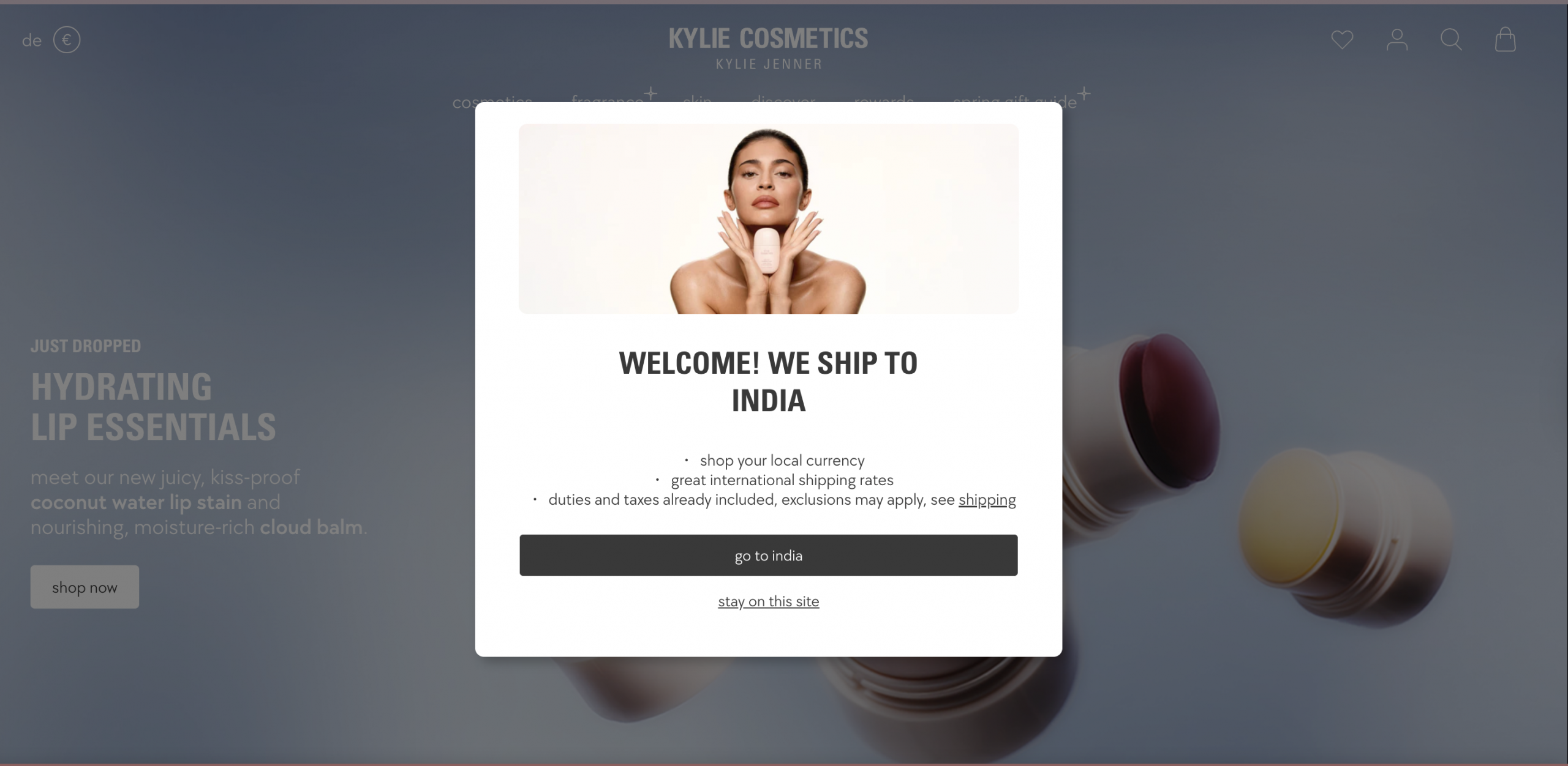 shopify markets multicurrency example