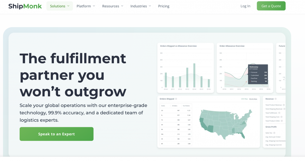 ShipMonk - 9 Best 3PL for Shopify in 2026