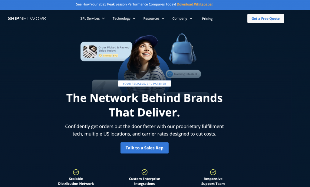 ShipNetwork - 9 Best 3PL for Shopify in 2026