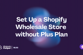 Know how to create a Shopify wholesale store without opting for the Plus plan