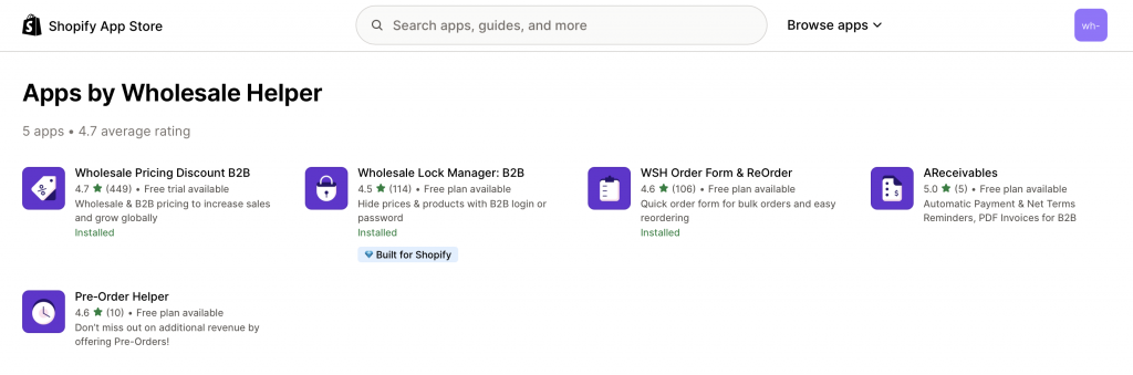 wholesale helper suite of apps for setting up Wholesale Pricing for Electronics and Small Devices