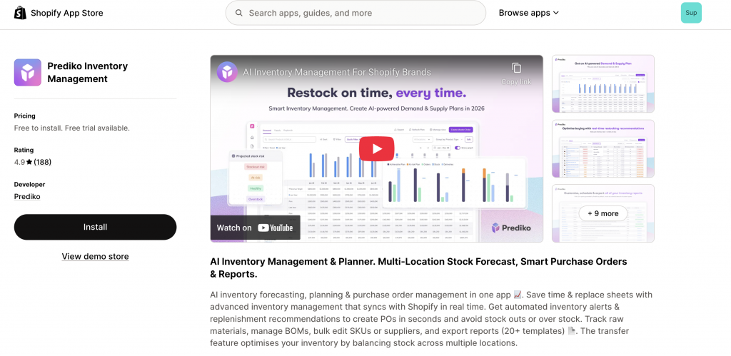 predico shopify app to manage wholesale inventory on your shopify store