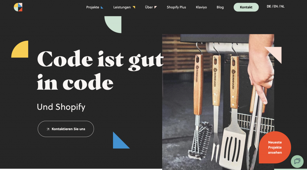 code digital shopify development agency