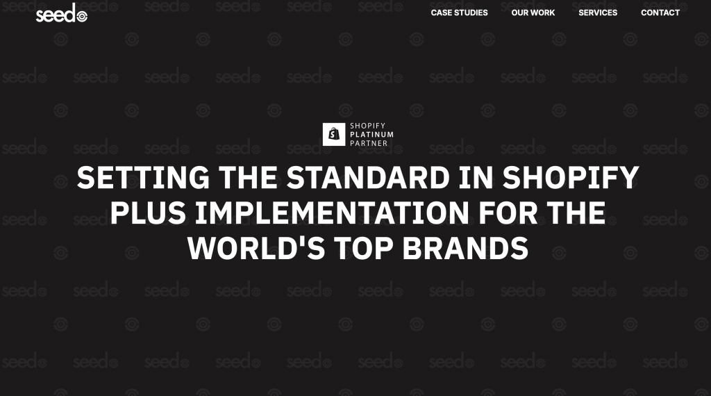 seed cms Shopify development agencies