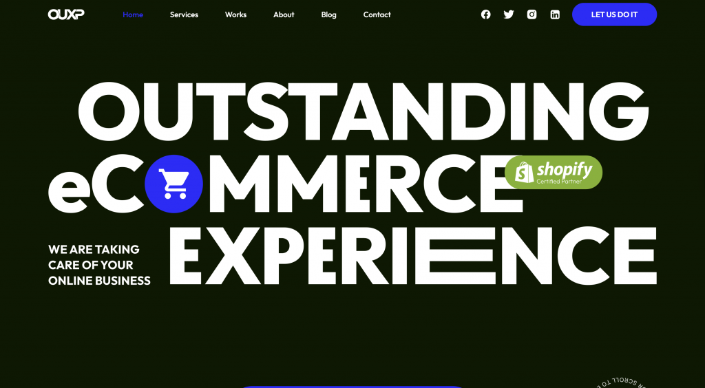 Outstanding Experience shopify development agency