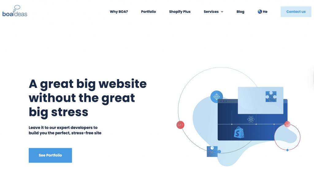 boa ideas shopfiy development agency