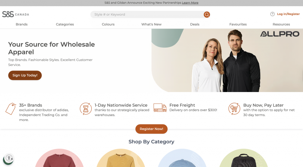 s and s active wear wholesale clothing suppliers