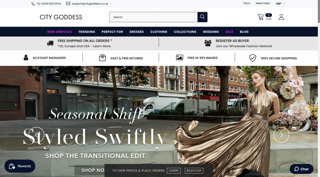 city goddess wholesale clothing suppliers