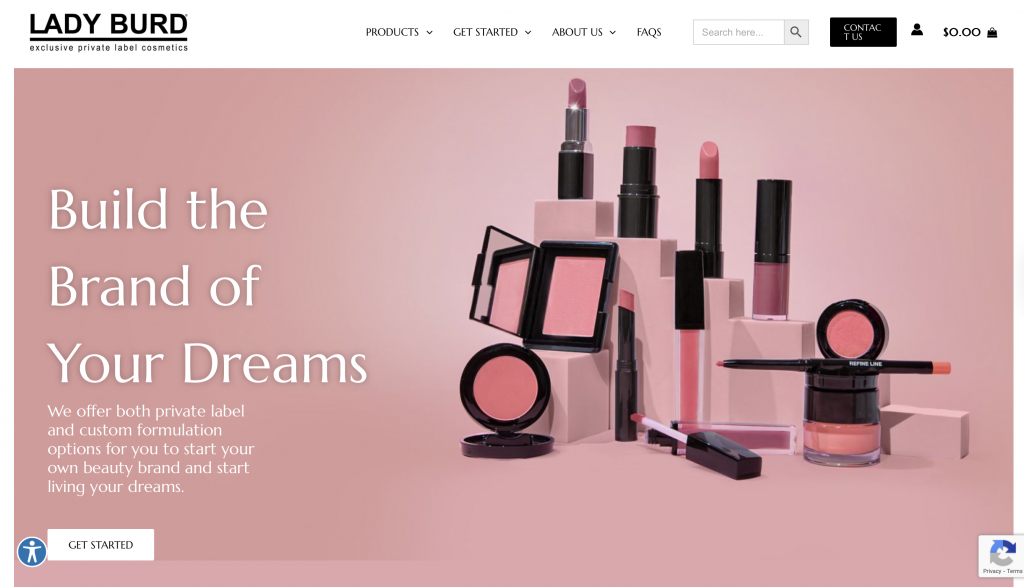 Lady Burd (USA) Private Label Makeup and Skincare Suppliers