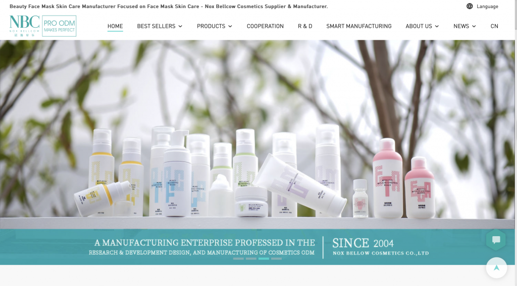 Nox Bellcow (China) Private Label Makeup and Skincare Suppliers