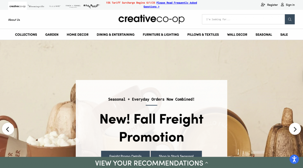 creativeco-op home decor distributors