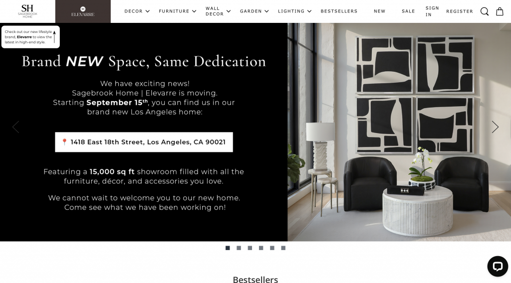 sagebrook home decor distributors