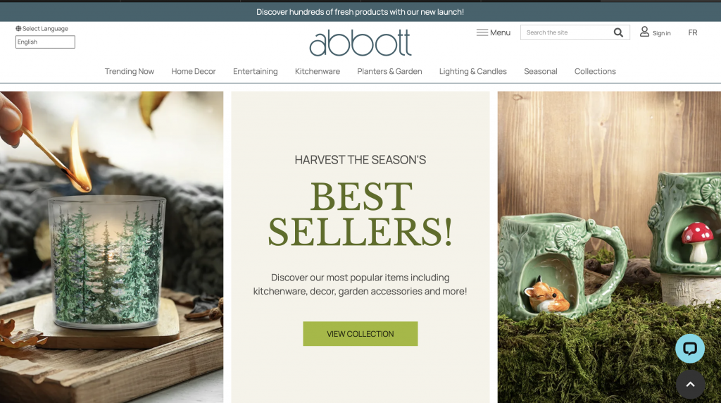 Abott home decor distributors
