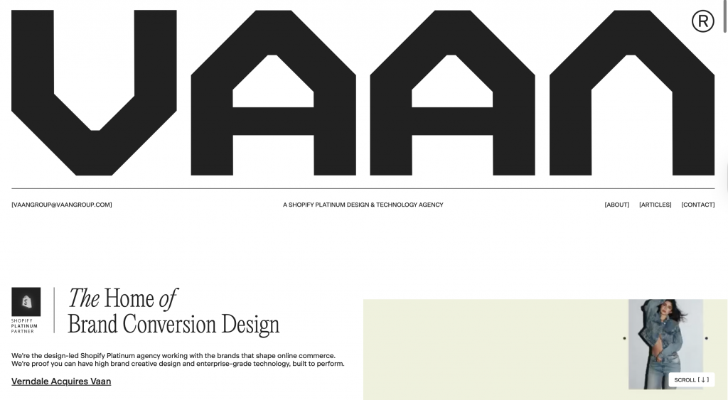 vaan shopify development agencies