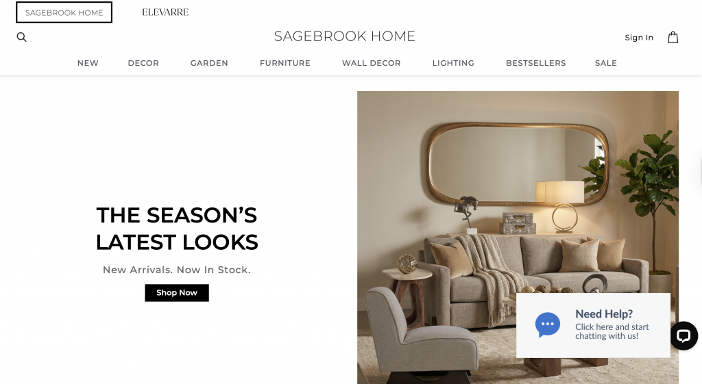 sagebrook home decor distributors