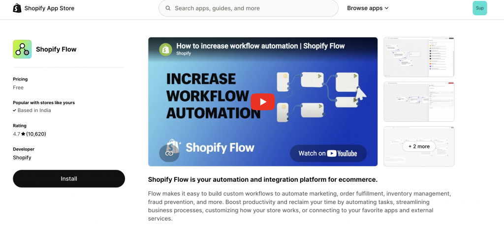 Shopify Flow App