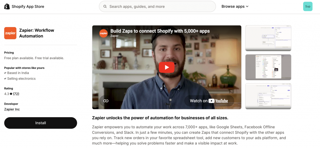 Zapier: Workflow Automation