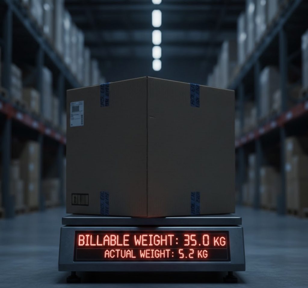 The real reasons wholesale shipping feels so expensive, You’re paying for billable weight, not just scale weight