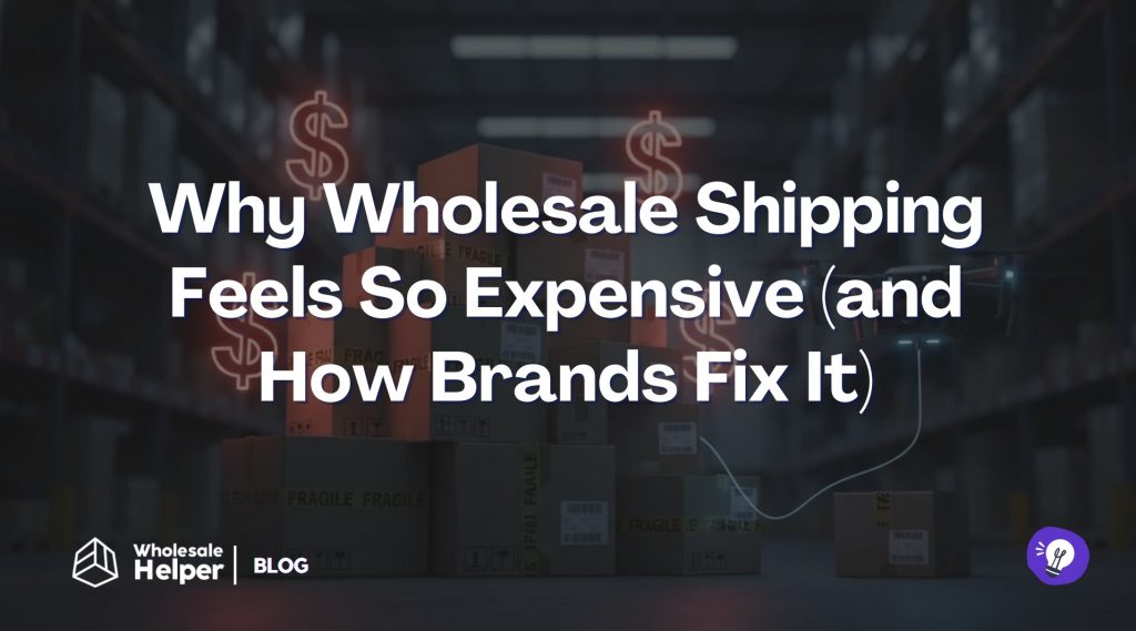 wholesale shipping feels so expensive