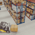 Illustration of a stockist warehouse