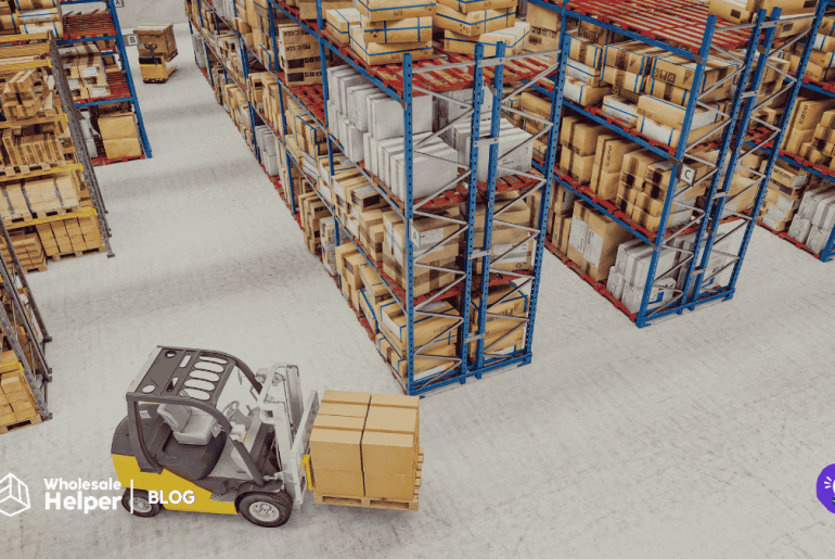 Illustration of a stockist warehouse