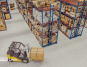 Illustration of a stockist warehouse