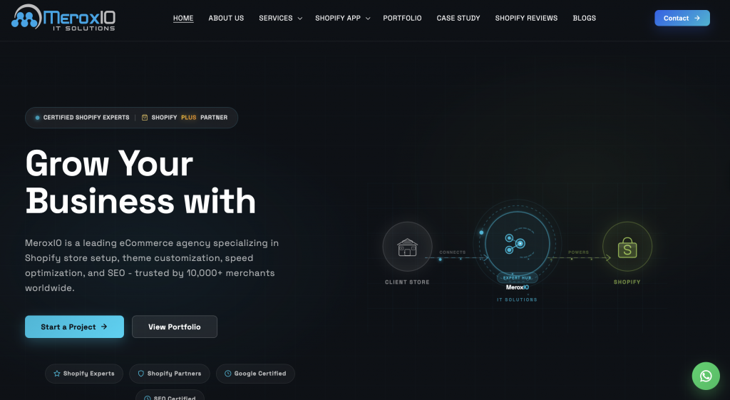 Merox IO Shopify Development Agency