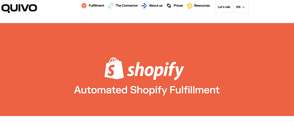 quivo shopify fulfillment