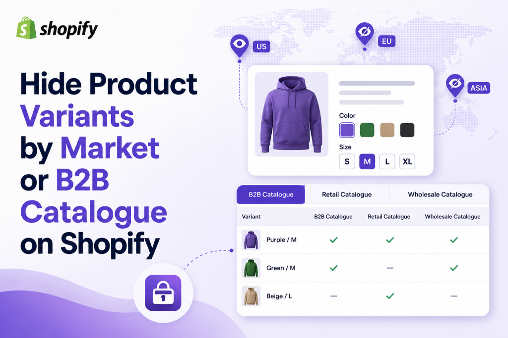 Hide Product Variants by Market or B2B Catalog on Shopify
