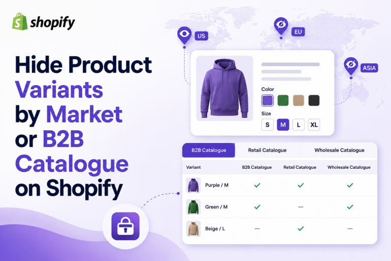 Hide Product Variants by Market or B2B Catalog on Shopify