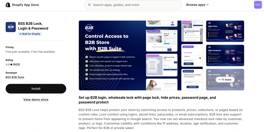 wholesale lock manager b2b vs bss b2b lock login & password