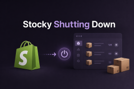 shopify stocky shutting down
