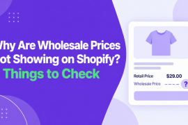 wholesale prices not showing on Shopify